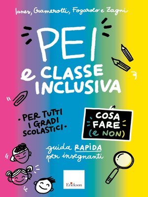 cover image of PEI e classe inclusiva--Cosa fare (e non)